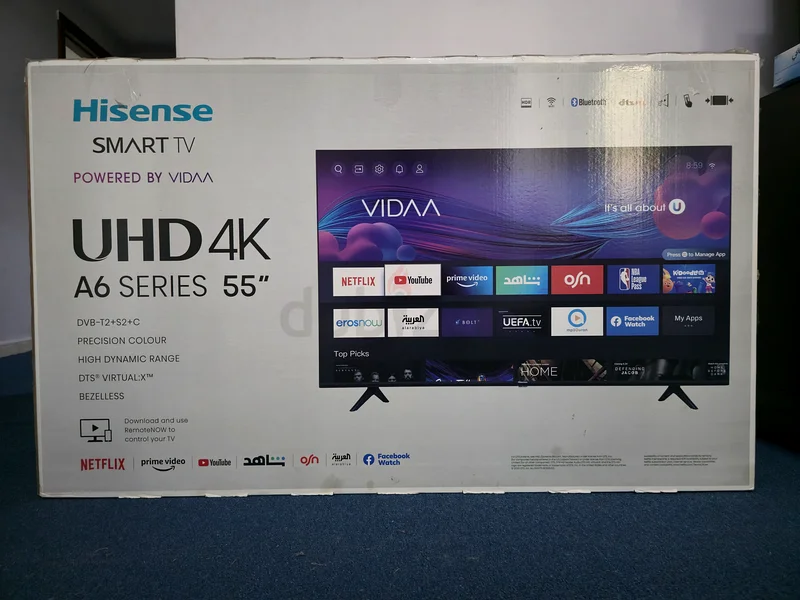 Hisense 55 Inch UHD 4K Smart LED TV.63196634015873113