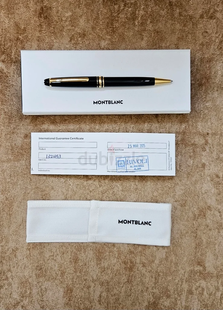 Brand New Montblanc Meisterstück Classique Gold-Coated Ballpoint Pen | Sealed with Warranty63208392396290112