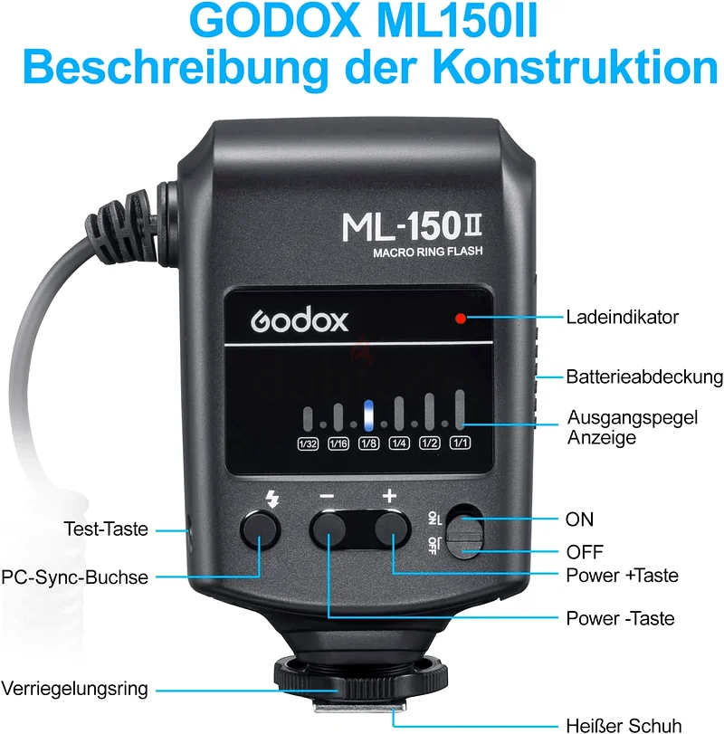 Godox ML-150 II Macro Ring Flash – LED Light for Close-up  Macro Photography63203188388353114
