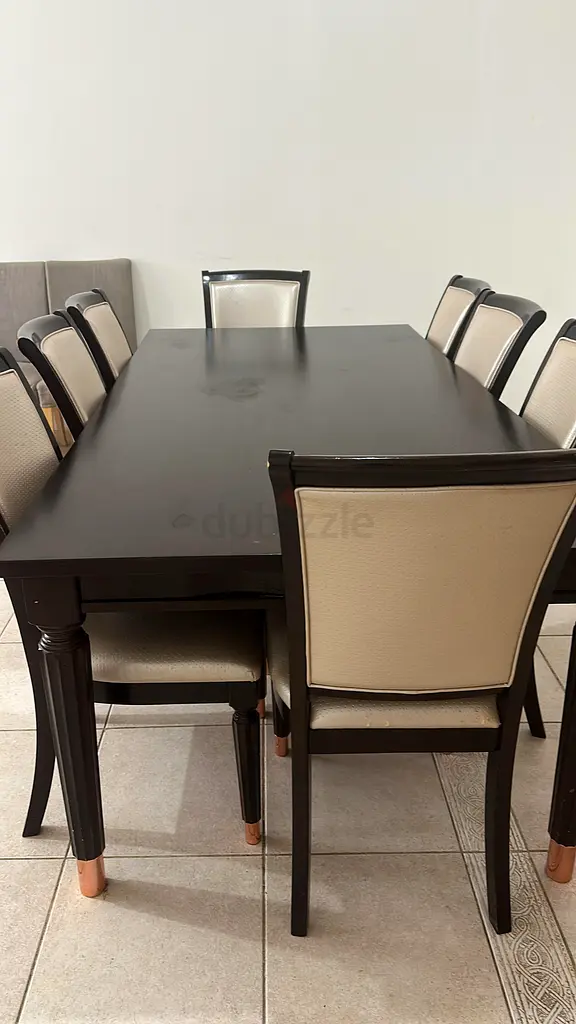 Dining table with chair
