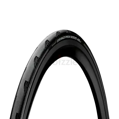 Continental Grand Prix 5000 AS TR Folding Tire - Vectran Breaker | LazerGrip - 28-622 - black/black