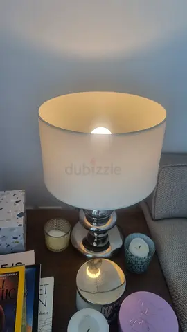 Silver colour Elegant Table Lamp for Cozy Ambience