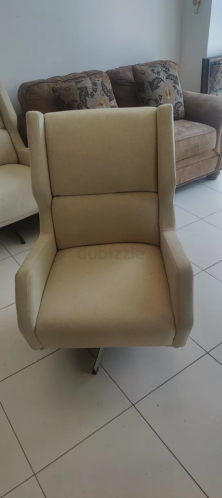 Stylish Pair of Modern 360 degrees Revolving Lounge Chairs for Sale!63212903329793112