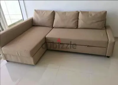 Selling ikea L shape sofa cum bed with under storage space