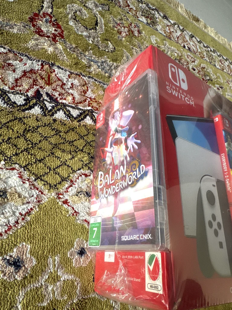 نموذج نينتندو سويتش أوليد مع لعبة إيفريبوديز جولف - وكأنها جديدة!63207408541569111