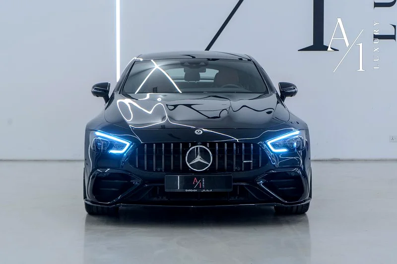 2022 Mercedes AMG GT43, Mercedes Warranty + Service Pack, Very Low Kms, GCC63399926683137111