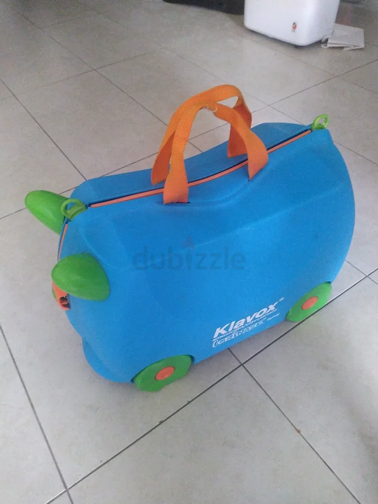 Colorful Kids Toy Storage Bag on Wheels - RIDE ON TRUNKIE632068835118101127