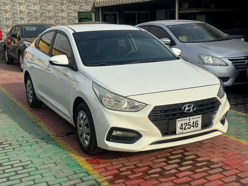 Hyundai Accent Gulf 2018 in white color63406902514435112