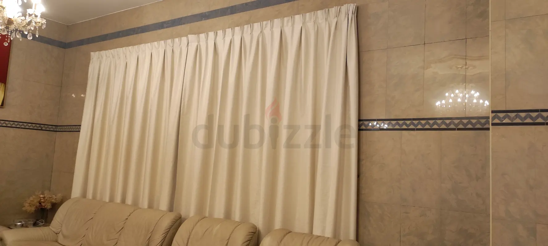 Cortinas opacas, usadas un mes, para noche, 3 m de ancho x 2 m de alto