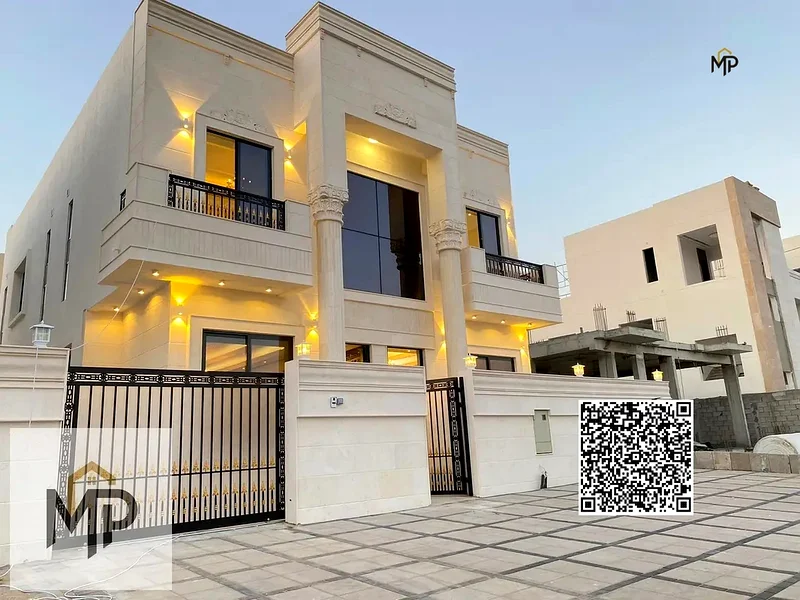 فيلا فاخرة بتصميم كلاسيكي في موقع متميز أمام مجمع أزها، وبسعر يشمل رسوم التسجيل ورسوم الملكية.63913652696579111