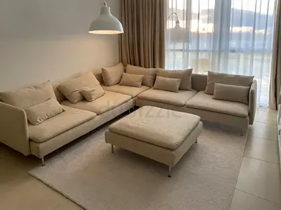 IKEA soderhamn corner Elegant and Cozy Sectional Sofa Set without footstool
