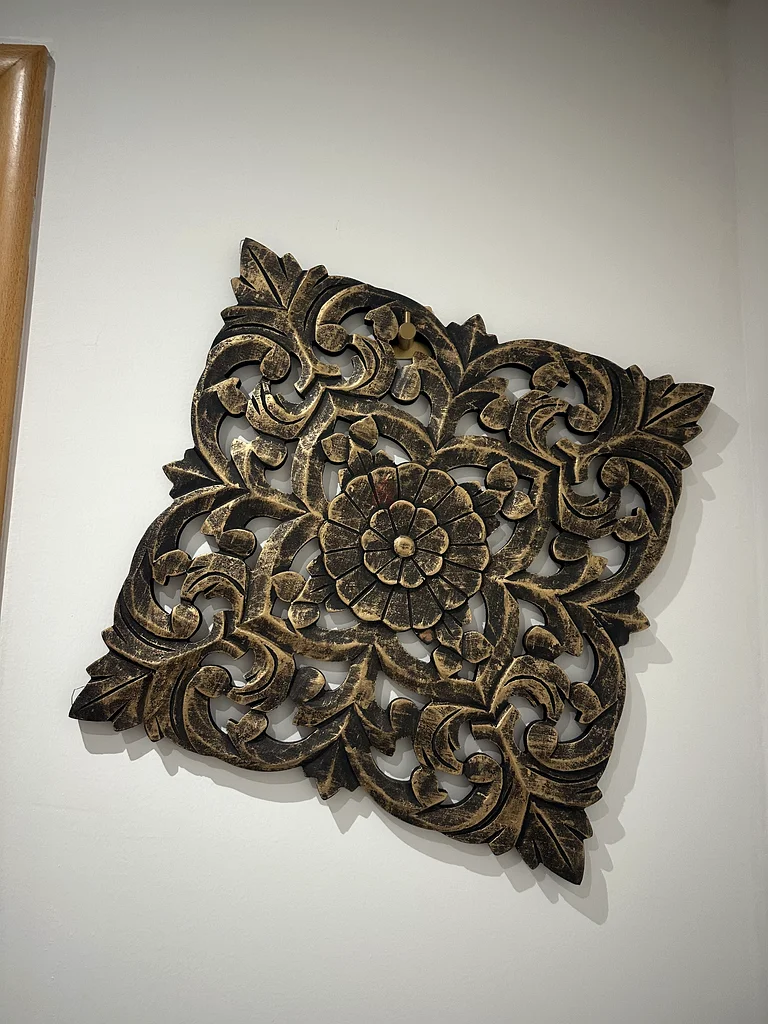 ديكور حائط من قطعتين، خشب جميل63207411792899111