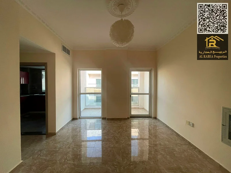 Two-bedroom apartment with a living room, balcony, and two bathrooms. Large area. Prime location in Rashidiya 2, a very lively area with all amenities632326347746591124