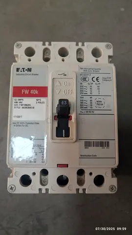 Eaton FW 40k Circuit Breaker - Reliable Power Protection