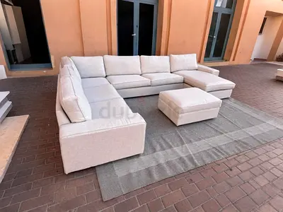 Selling IKEA Kivik U Shape Elegant Sofa with Ottoman - Perfect for Any Living Space!