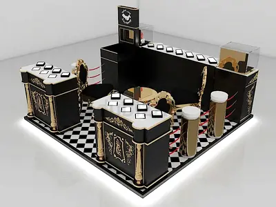 Balck Beauty Kiosk | Mall Kiosk | Retail