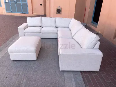 IKEA Kivik Chic Corner Sofa Set with Ottoman - Perfect for Any Living Space!