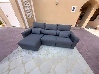 Stylish Grey L-Shaped Sofa for Modern Living Rooms!