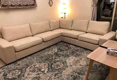 As good as new Ikea Kivik corner sofa beige brand new condition