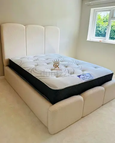 Luxurious Comfort: Stylish Bed Frame with Premium Mattress