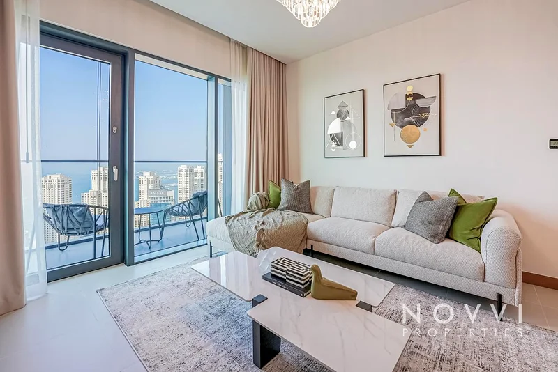 إطلالة كاملة على المارينا | طابق عالٍ | مفروش64040694623491113