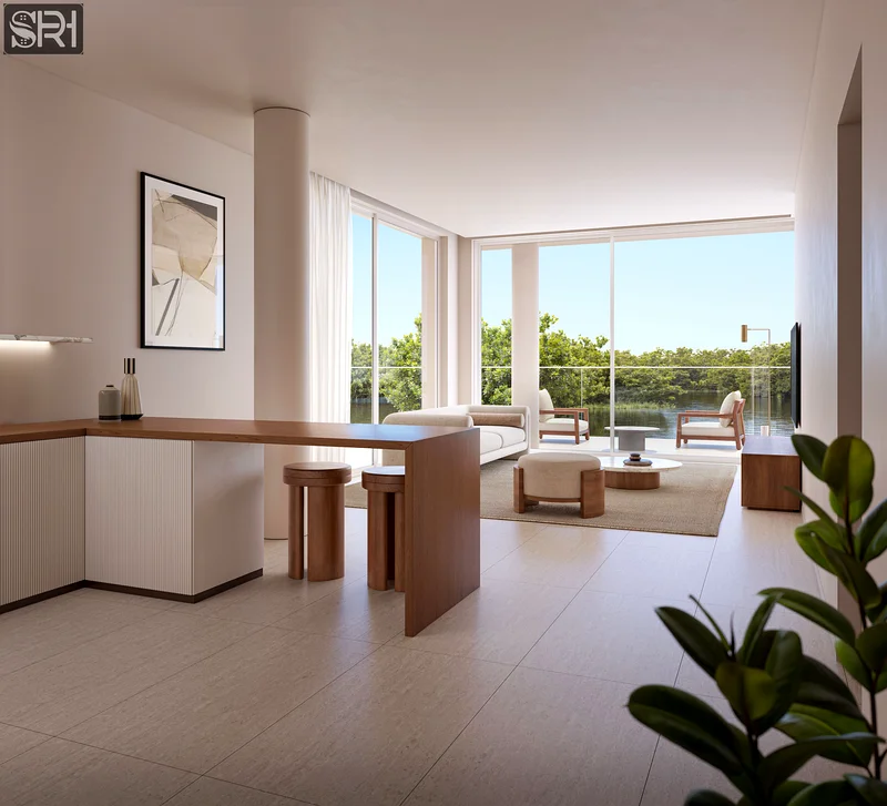Luxury 1BR apartment with 2 baths for sale, 800 sq.ft in Al Zorah Ajman, within a world-class golf community, priced AED 1,200,00063879212440578110