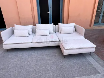 IKEA Sodhremn LShape Sofa beige perfect Condition
