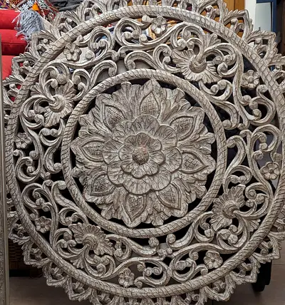 Wooden decorations panel