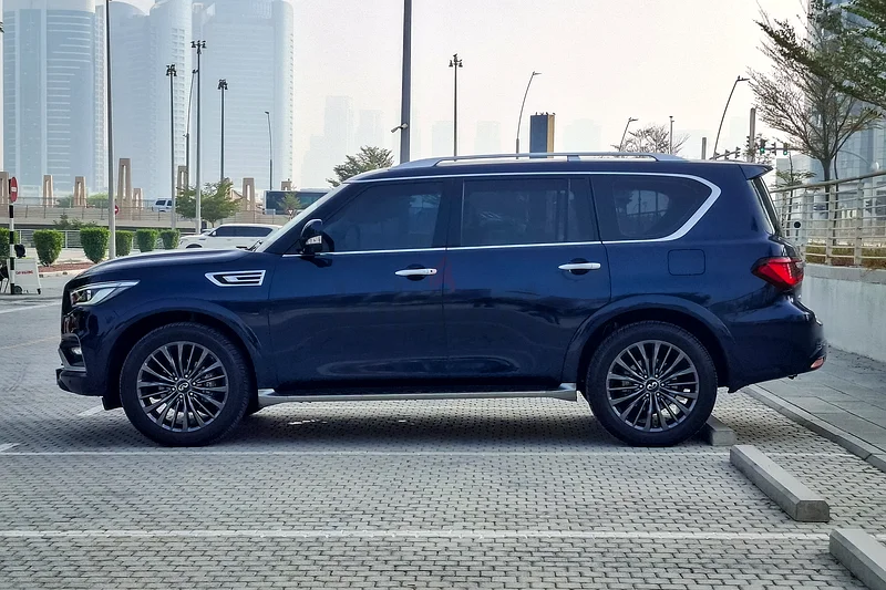 3465 درهم/شهر | إنفينيتي QX80 سينسوري 2023 | مواصفات دول مجلس التعاون الخليجي | رقم المرجع#34965563398551094657114