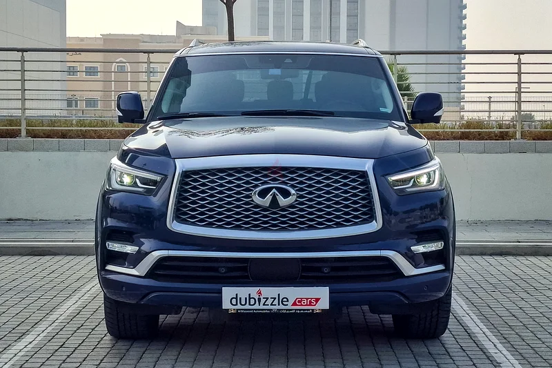 3465 درهم/شهر | إنفينيتي QX80 سينسوري 2023 | مواصفات دول مجلس التعاون الخليجي | رقم المرجع#34965563398551094657111