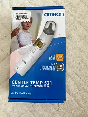 Omron Gentle Temp 521 Infrared Ear Thermometer - Fast  Accurate Temperature Measurements