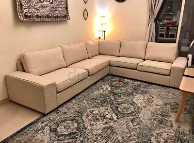 IKEA Kivik corner five seat sofa in beige