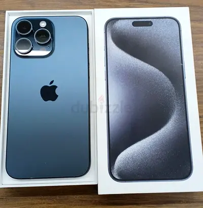 Iphone 15 pro max blue titanium dual sim