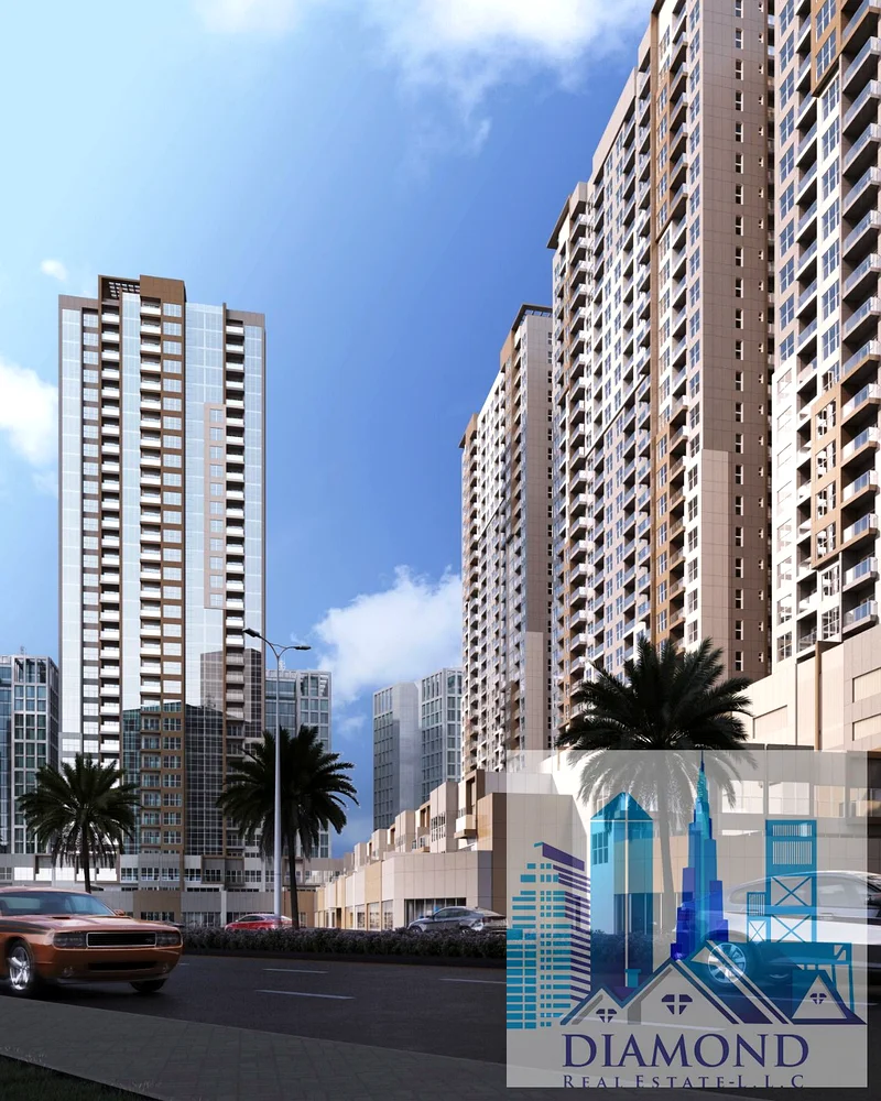 A golden opportunity to own a room and a hall in Ajman Towers, Phase 2.63888487337730110