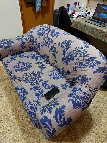 Charming Floral Two-Seater Sofa for Sale