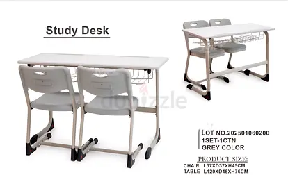 Study chair table