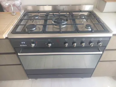 Smeg 5 burner Gas Electric Oven Cooker Stove 90x60cm