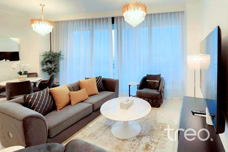 مُفروشة بالكامل | التصميم الداخلي الأكبر | دبي مول63770622952450114