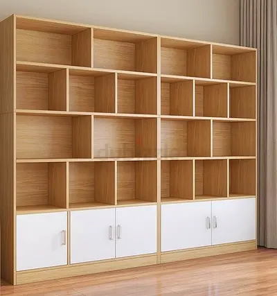 Stylish and Spacious Wooden Bookcase for Your Home