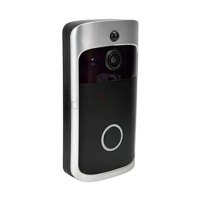 V5 WiFi Video Doorbell Camera, 720P HD 2.4G Wireless Doorbell Camera Built in Mic, IP65 Waterproof N