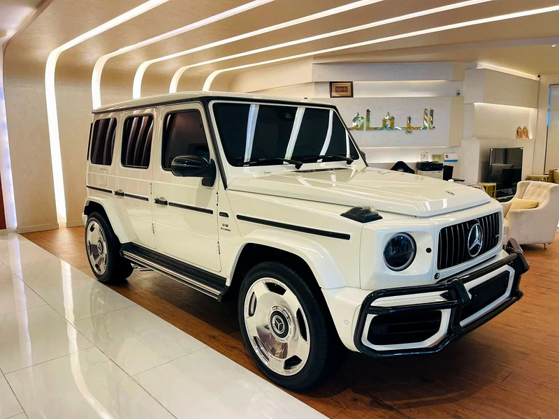 Mercedes G 63 AMG model 2020 night package original paint with full service history inside red63402413479810118