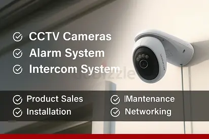 CCTV CAMERAS INSTALLATION NETWORKING AND MAINTENANCE VIDEO INTERCOM ALL SECURITY SOLUTIONS BUILDINGS