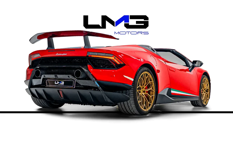 2019 LAMBORGHINI HURACAN PERFORMANTE SPYDER | SENSONUM PREMIUM SOUND | ALCANTARA TRIM | GCC |63397395326851113
