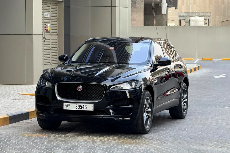 AED 1028/M | 2017 Jaguar F-Pace 35T Pure | 1 Owner | Full Service History | GCC Spec63398482556802111