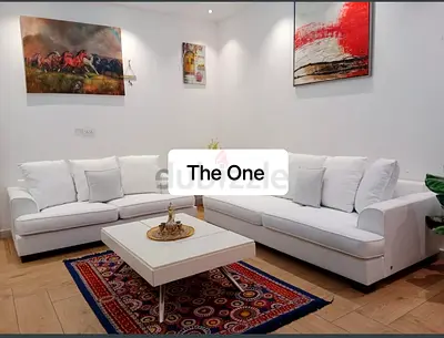 Stylish White Sofa from The One – Perfect for Modern Living Rooms!