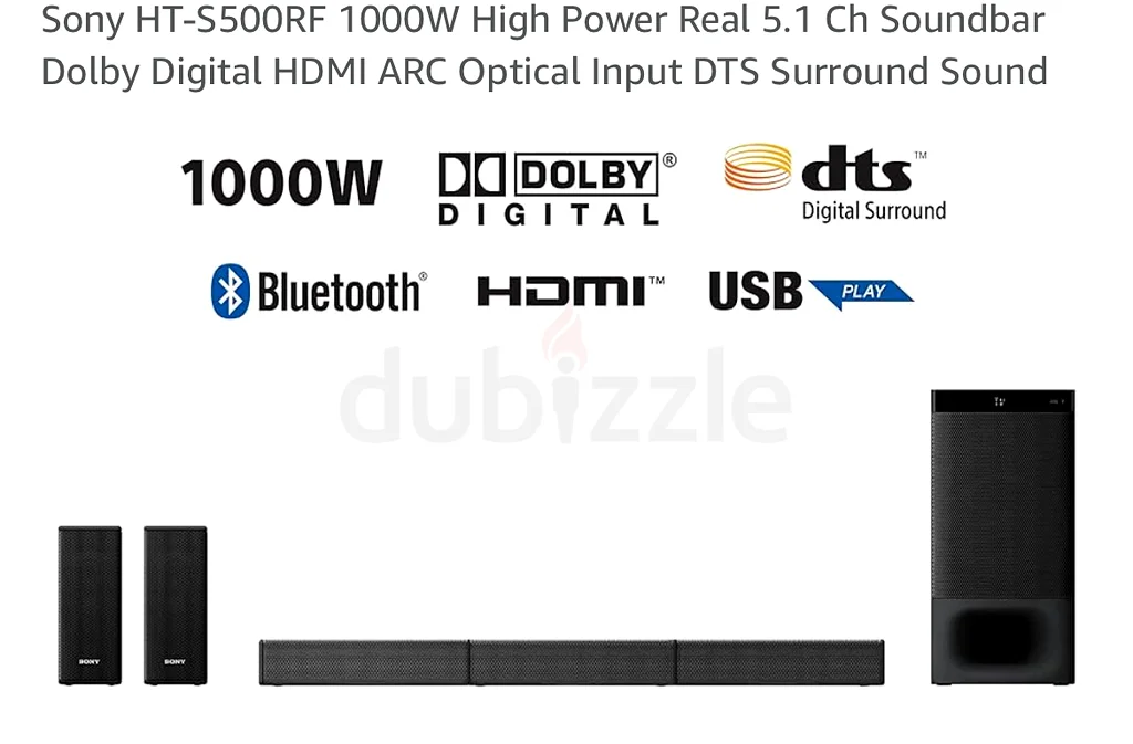 Sony HT S500RF 1000W High Power - 5c8216cf61174ec9a8502209d31a8dde