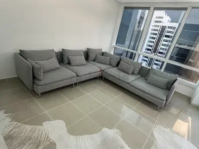 IKEA soderhamn Corner Stylish Modern Grey Sectional Sofa for Sale