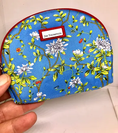 Charming Vintage Floral Coin Purse by Jim Thompson