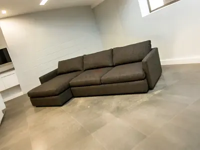 Crate and barrel Stylish L-Shaped Sofa for Modern Living