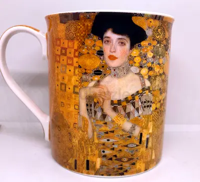 Unique Art Deco Collectible Mug - A Touch of Glamour for Your Collection